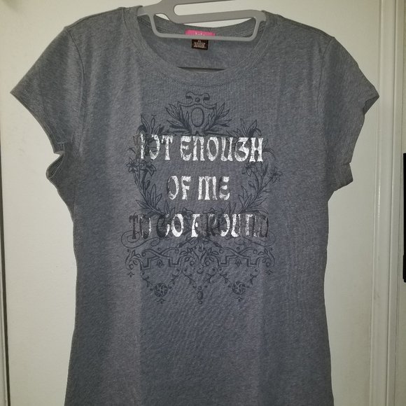 Lola Tops - Foils short sleeve teen not enough of me to go aroud